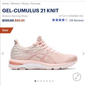 Women’s size 8.5 gel cumulus ASICS